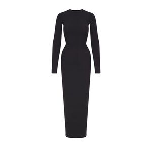 Skims Fits Everybody Crew Neck Black